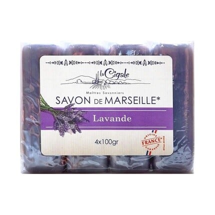 

Savon de Marseille Лаванда 100 г - упаковка из 4 шт. La Cigale