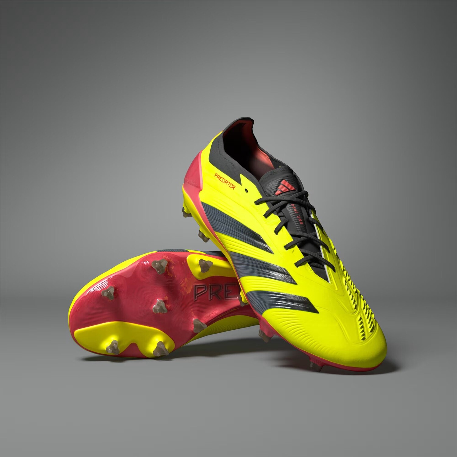 

Футбольные бутсы Predator 24 Elite для низкого твердого грунта Adidas, цвет Team Solar Yellow 2/Core Black/Solar Red