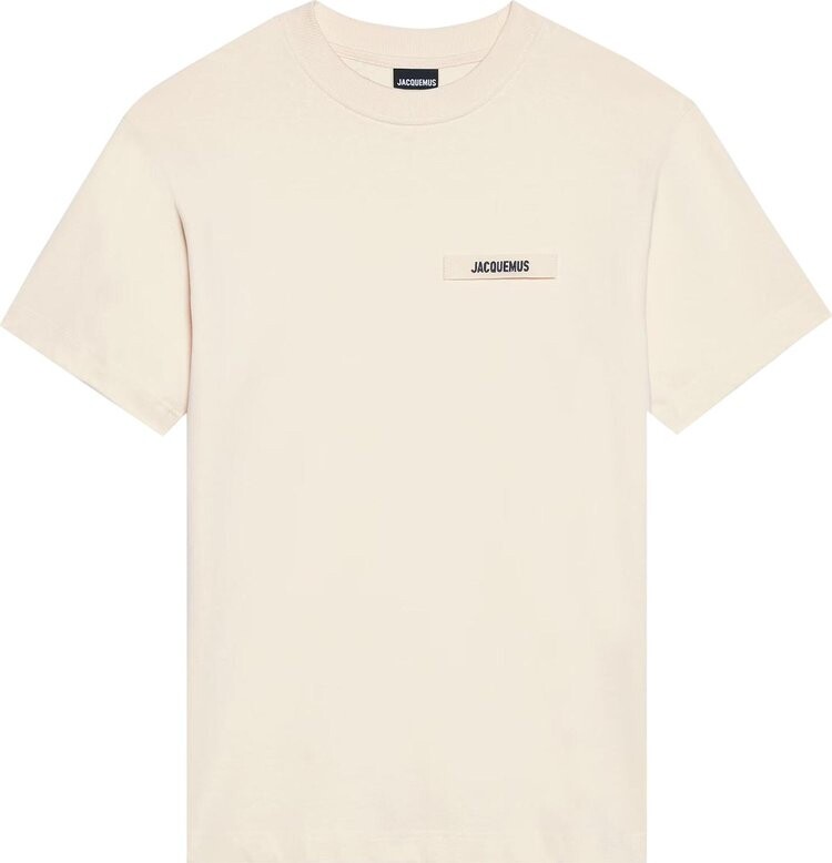 

Футболка Jacquemus Le Gros Grain 'Beige', загар