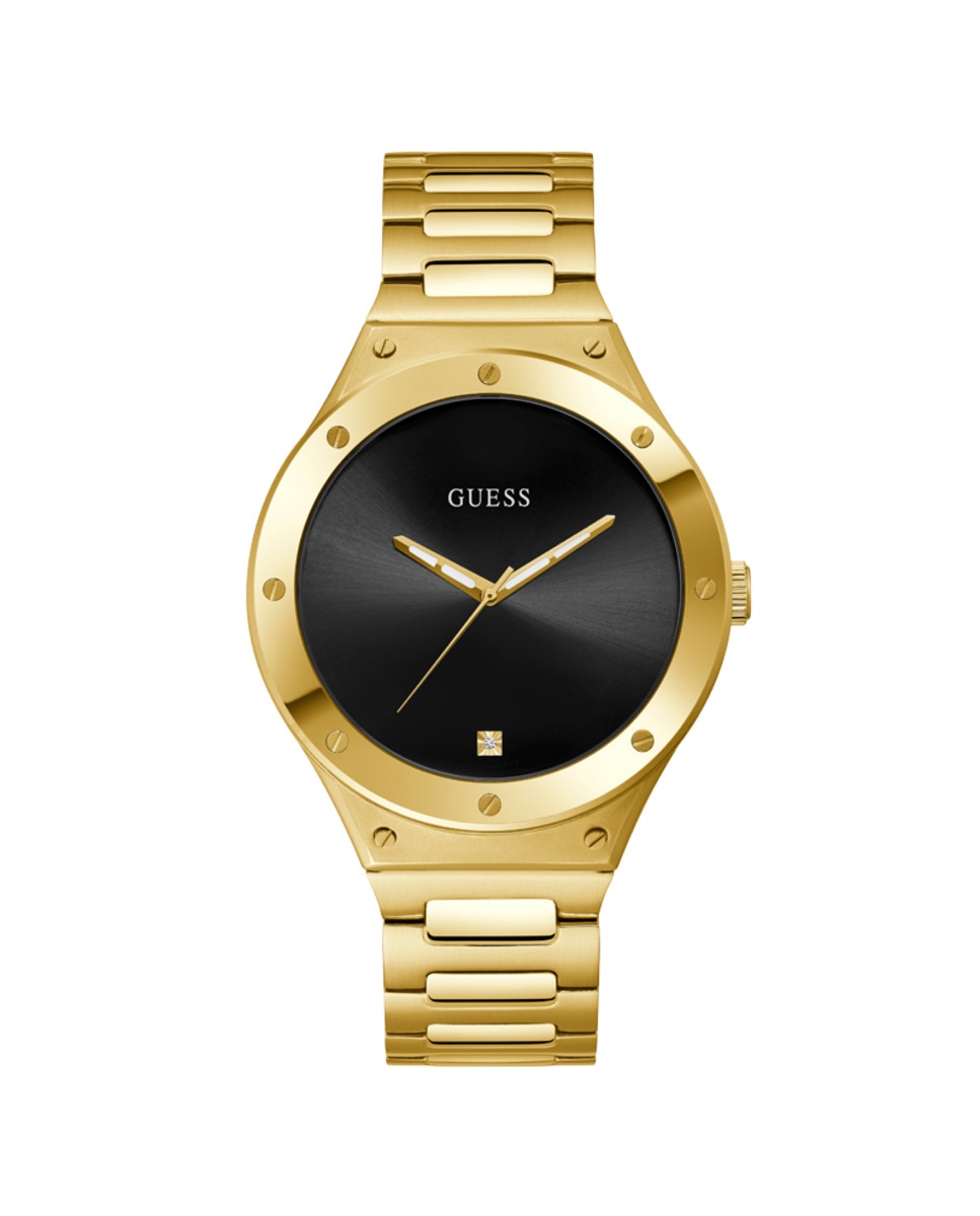 Мужские часы Scope GW0427G2 со стальным и золотым ремешком Guess, золотой