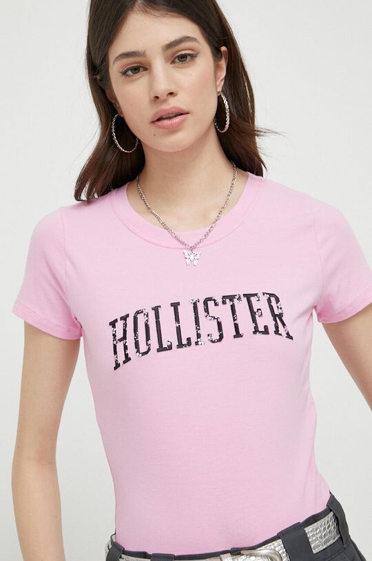 

Компания Холлистер Футболка Hollister Co., розовый
