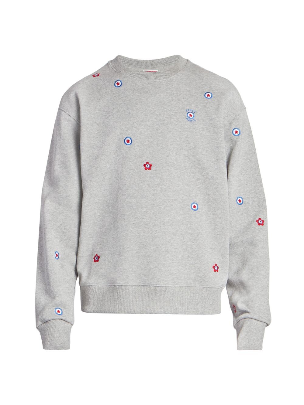 

Классическая толстовка с вышивкой Target KENZO, серый