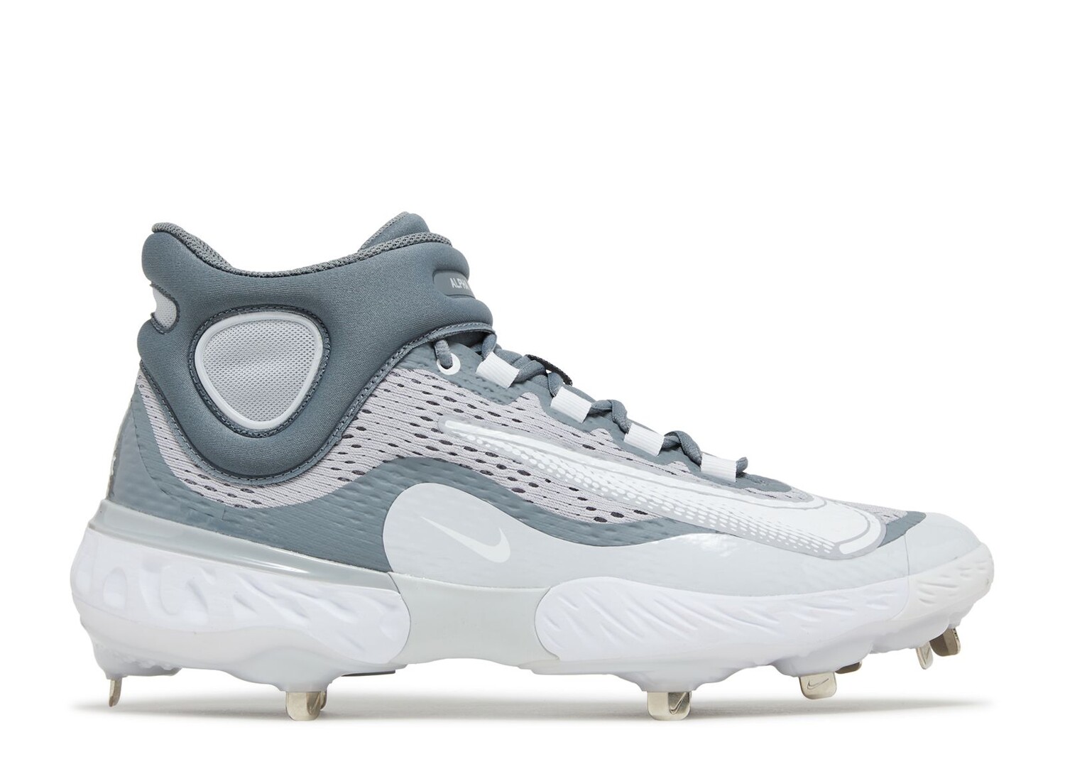 

Кроссовки Nike Alpha Huarache Elite 4 Mid 'Wolf Grey White', серый
