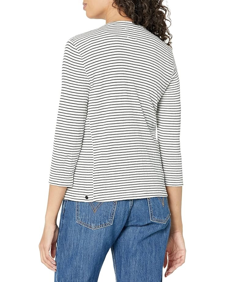 

Свитер NIC+ZOE In Line Four-Way Cardigan, белый мульти