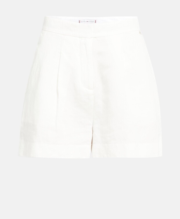 

Льняные шорты Tommy Hilfiger, экрю
