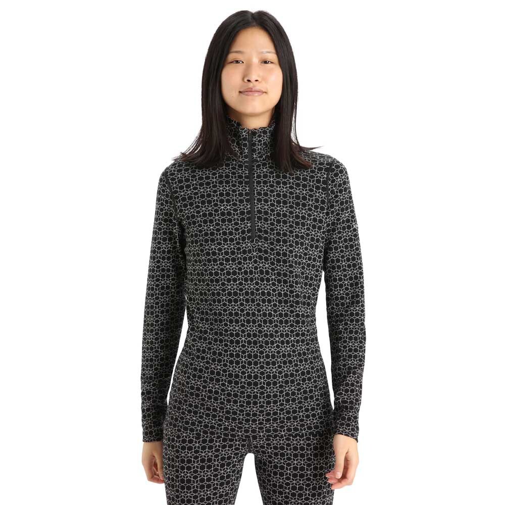 

Базовый слой Icebreaker 250 Vertex Half Zip Alpine Geo, черный