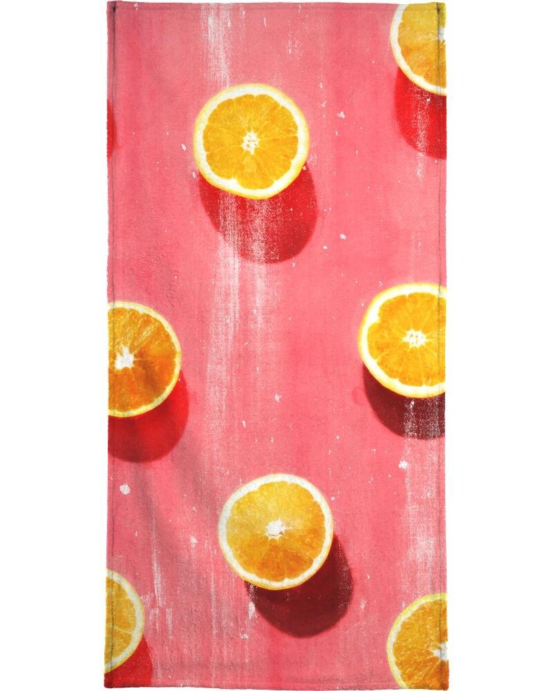 

Полотенце для ванной Juniqe Fruit 5, цвет Orange & Rosa