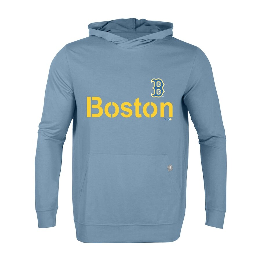 

Пуловер с капюшоном Levelwear Boston Red Sox, синий