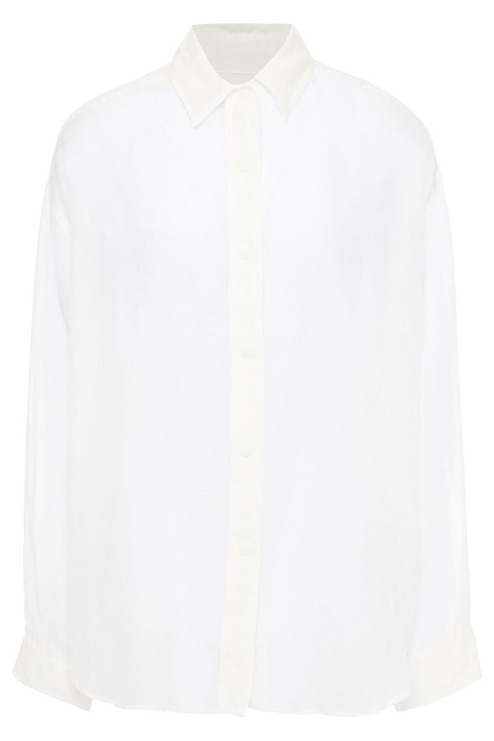 

Рубашка Boyfriend оверсайз из хлопковой вуали RAG & BONE, белый