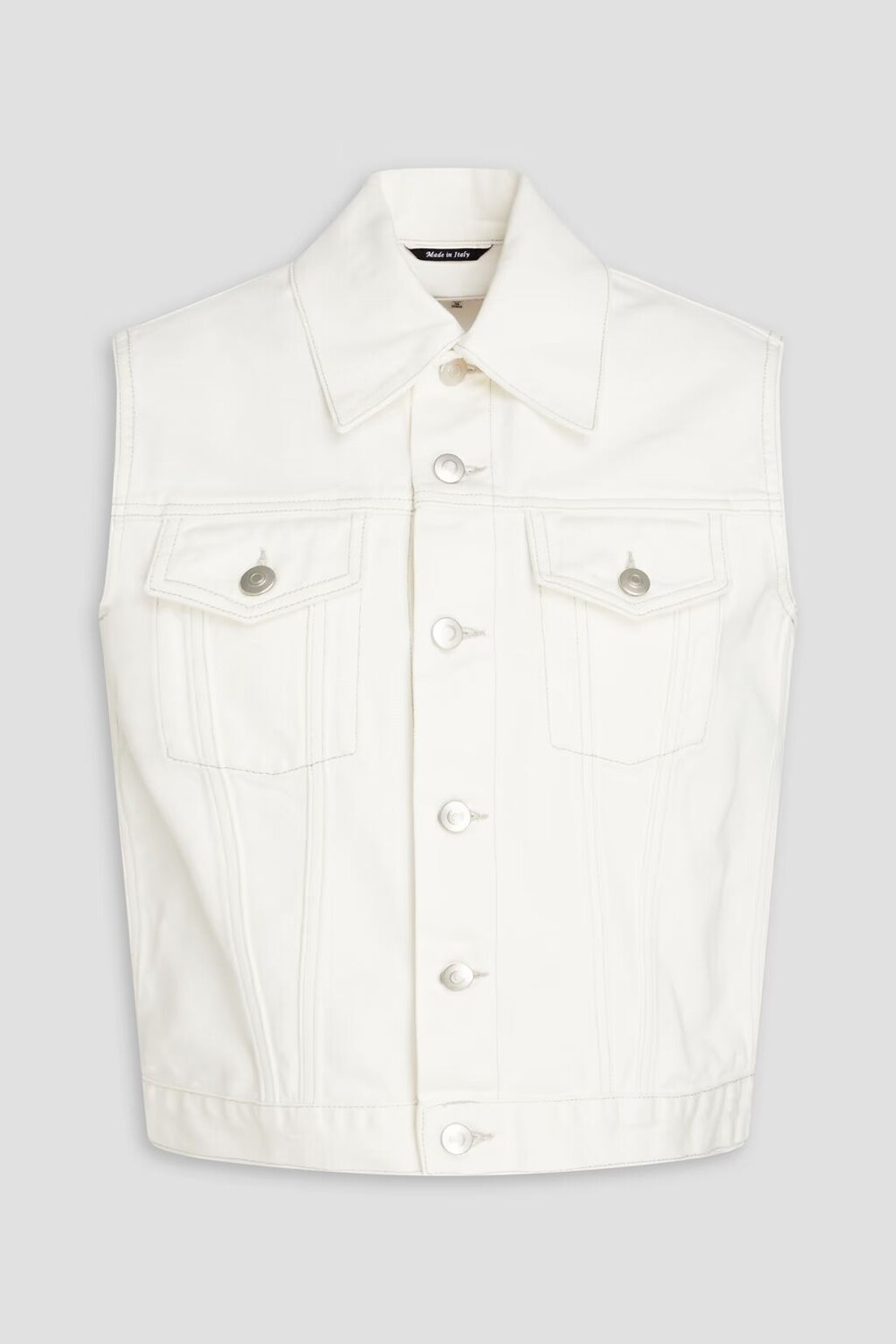 

Джинсовой жилет Maison Margiela, цвет Off-white