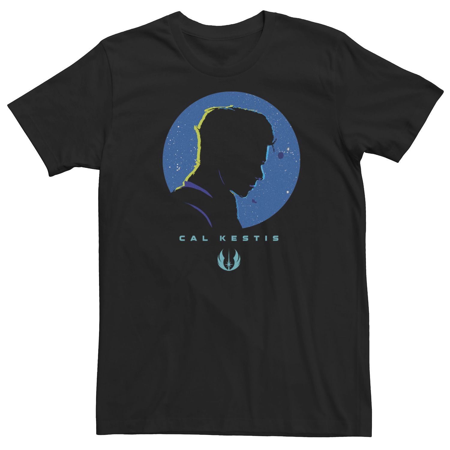 Мужская футболка Star Wars Jedi Fallen Order Cal Kestis Profile Licensed Character