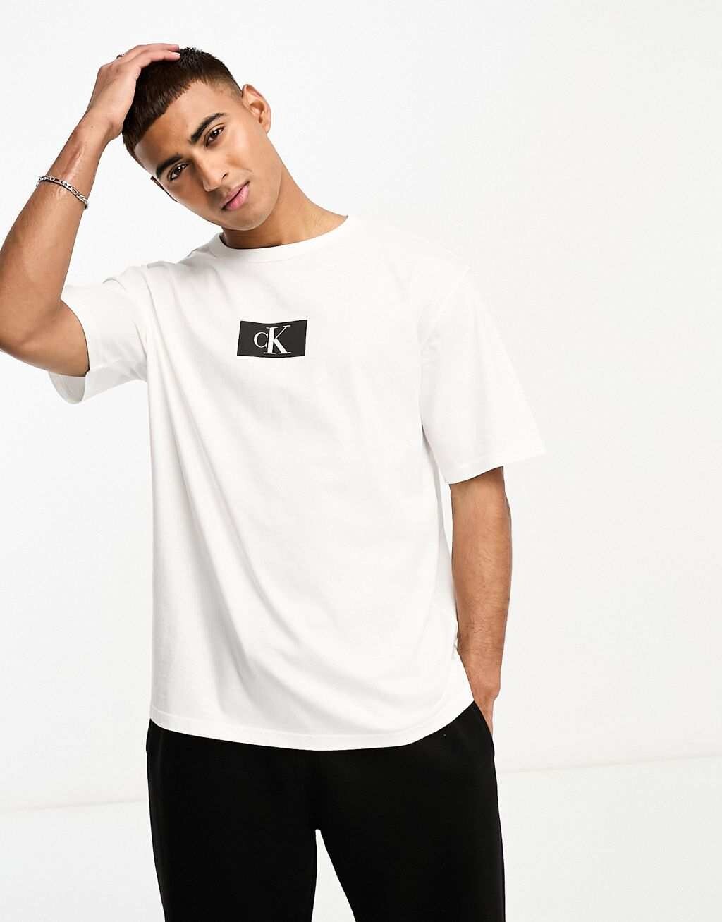 

Белая футболка для отдыха Calvin Klein CK 96
