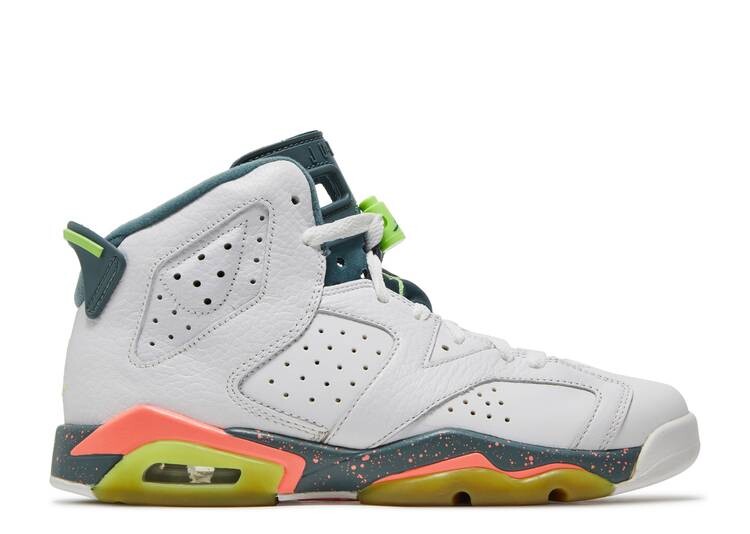 

Кроссовки AIR JORDAN 6 RETRO GS 'BRIGHT MANGO', белый