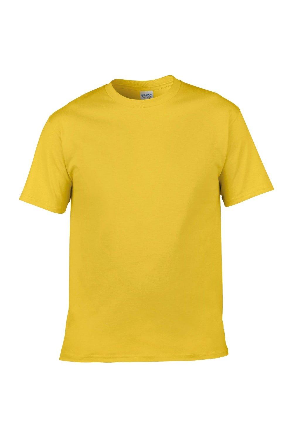Мягкая футболка с короткими рукавами Gildan, желтый