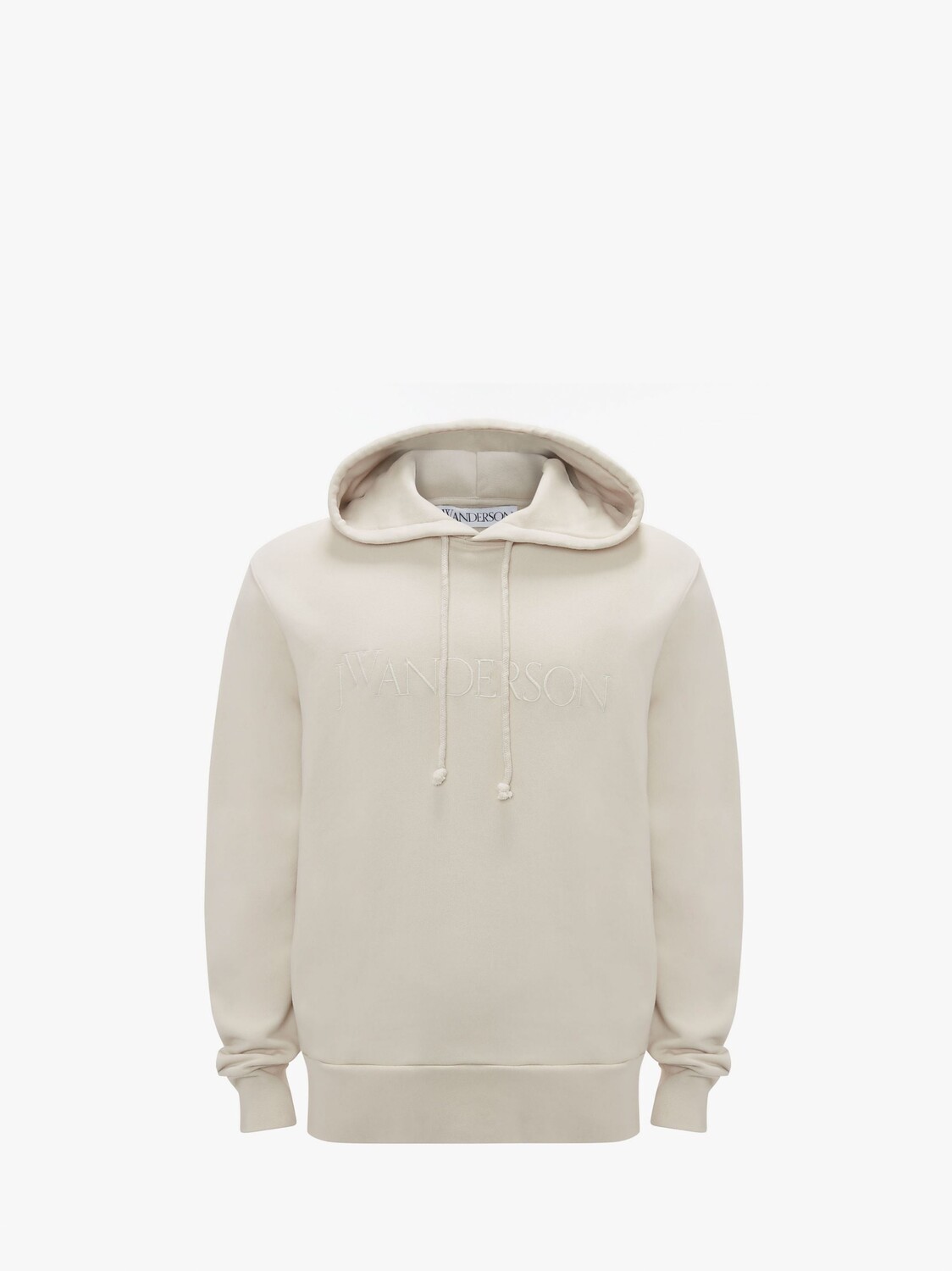 

Худи JW Anderson с вышивкой логотипа, бежевый