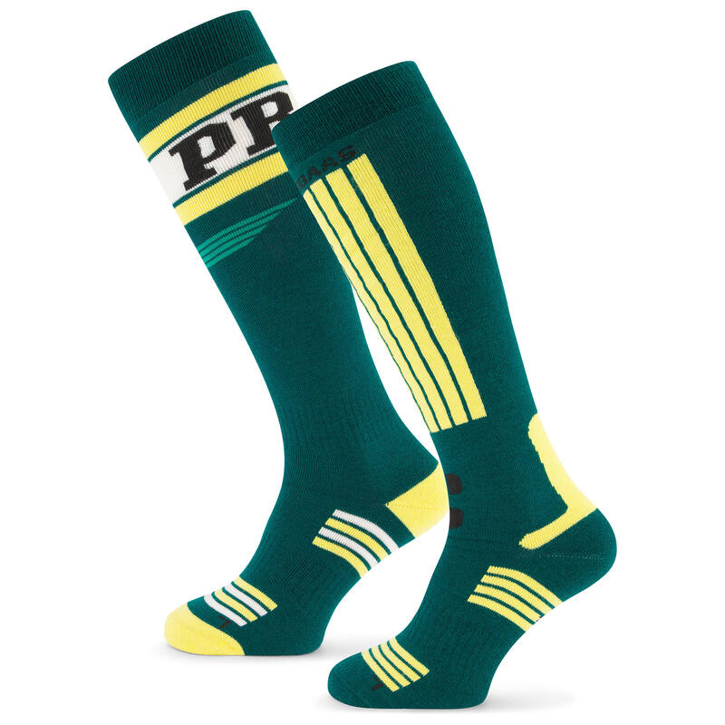 Лыжные носки Poederbaas Шведский зеленый - 2 пары