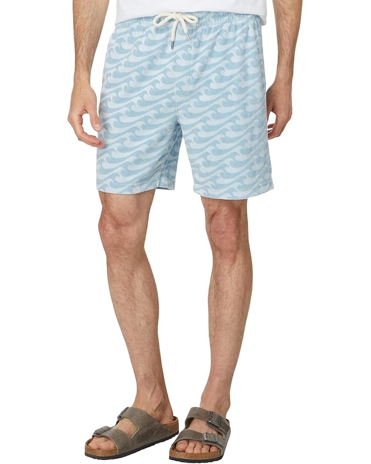 

Шорты Faherty Cabana Towel Terry Sweatshorts, цвет Endless Peaks