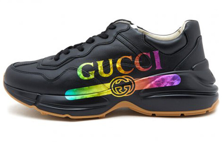 

Переливающийся логотип Gucci Rhyton