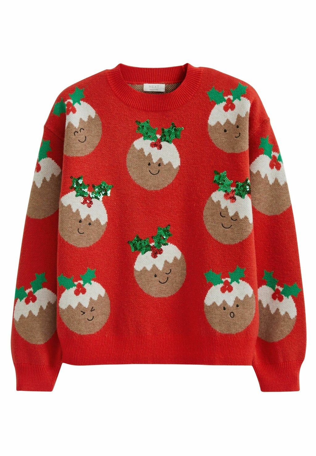 

Свитер Christmas Pudding Next, красный