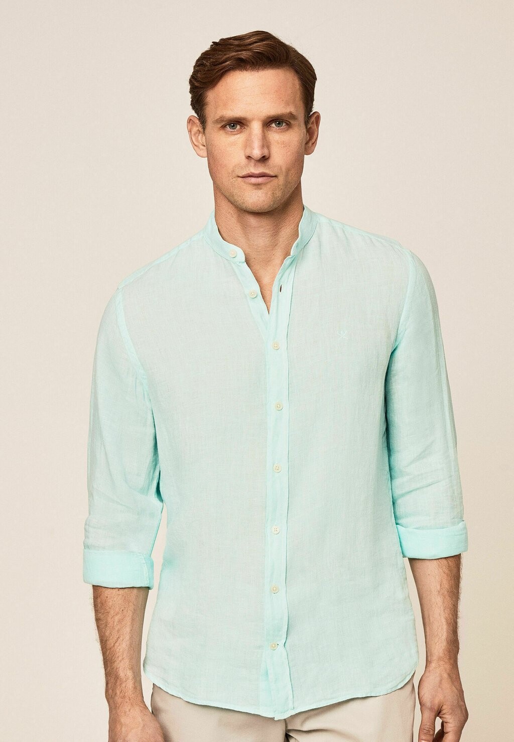 

Рубашка GARMENT DYED P Hackett London, цвет mint