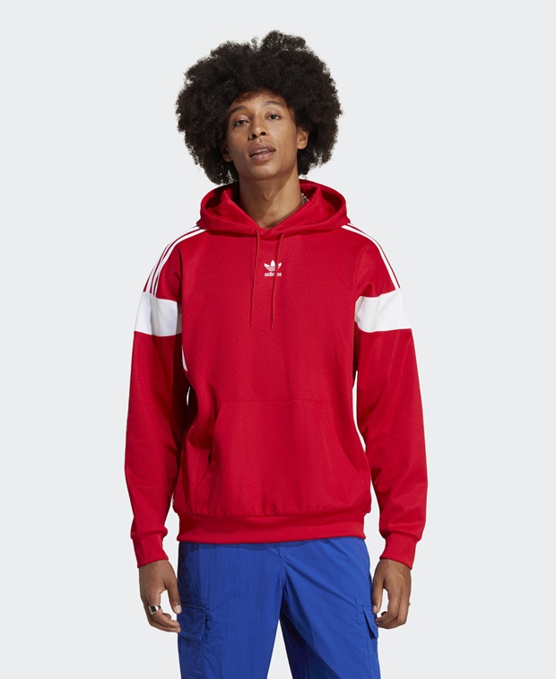 

Худи с капюшоном adidas Originals, красный