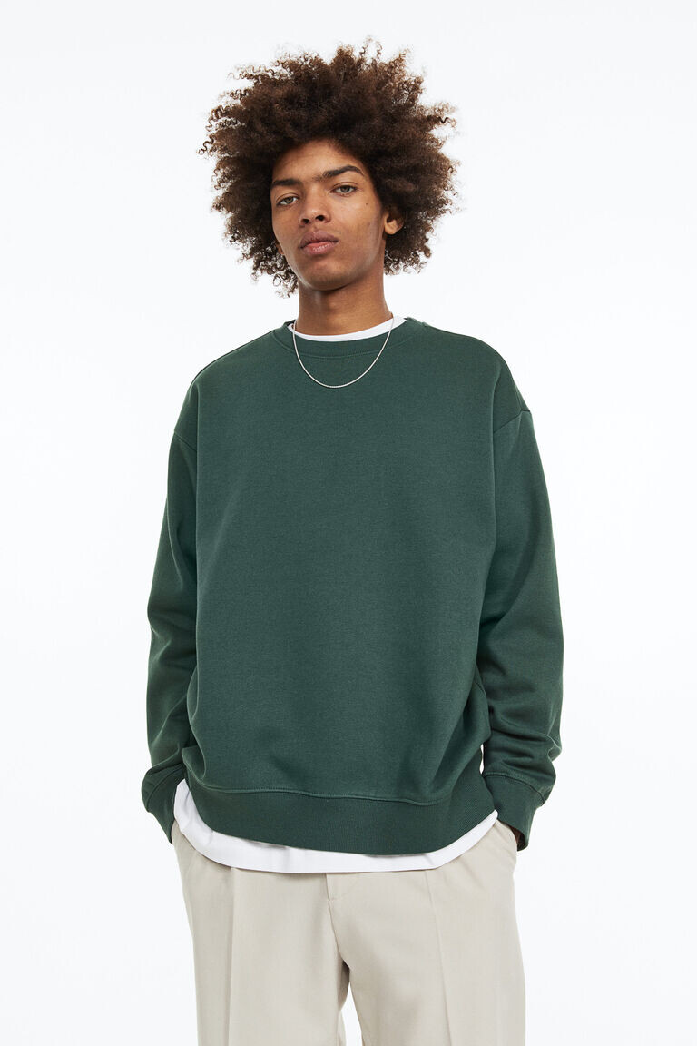 

Толстовка свободного кроя H&M, зеленый