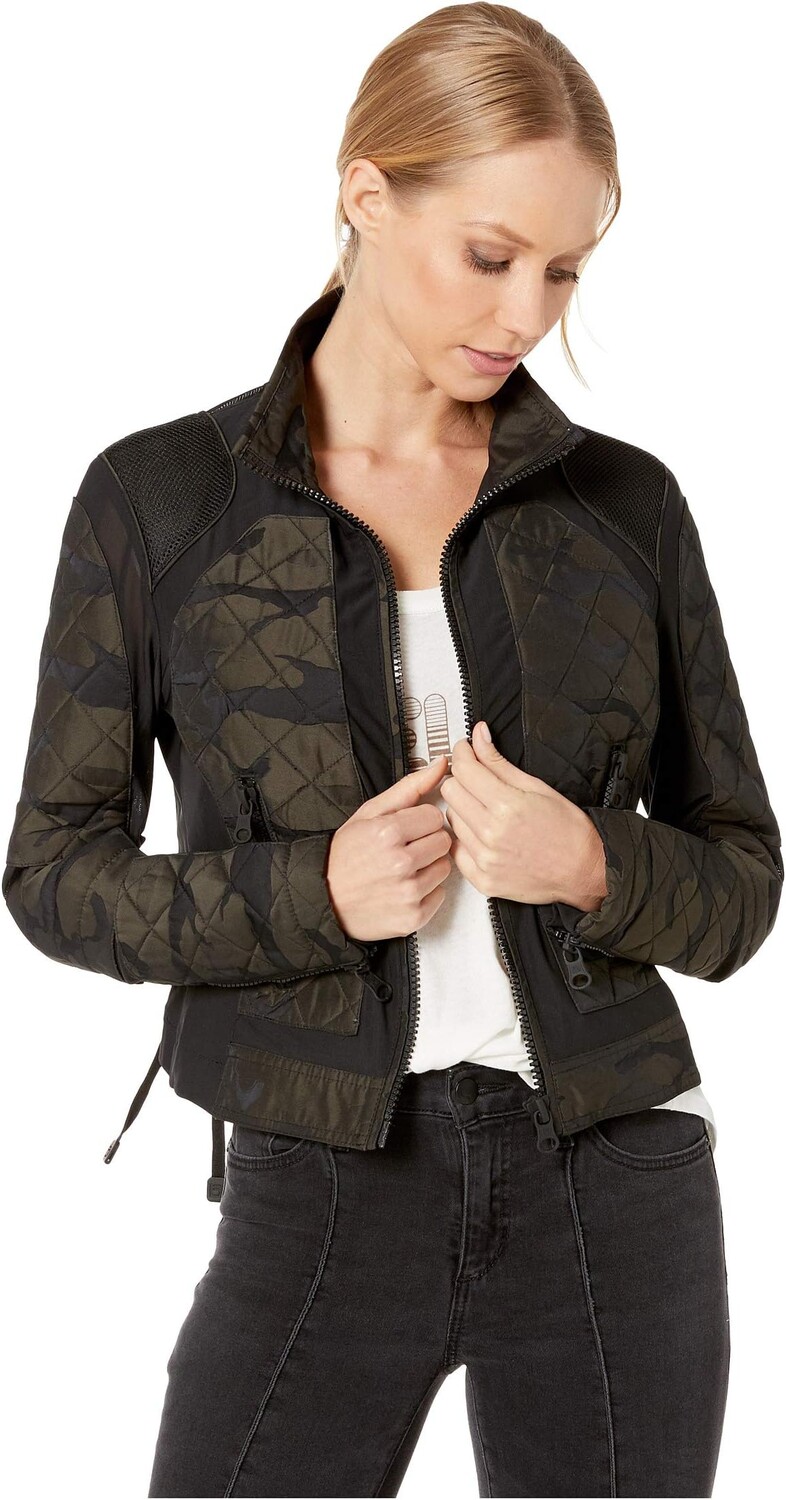 

Куртка Camo Mesh Moto Jacket Blanc Noir, цвет Olive Camo