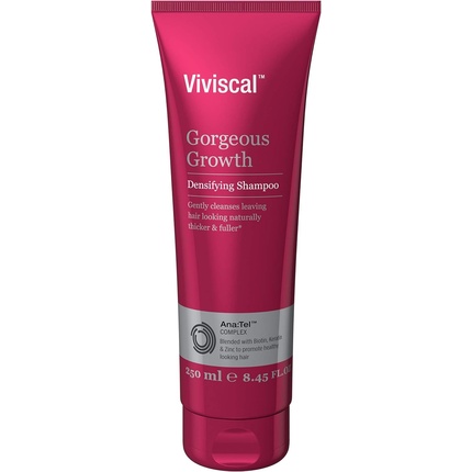 Viviscal Уплотняющий шампунь для более густых и густых волос с кератином и биотином 250мл