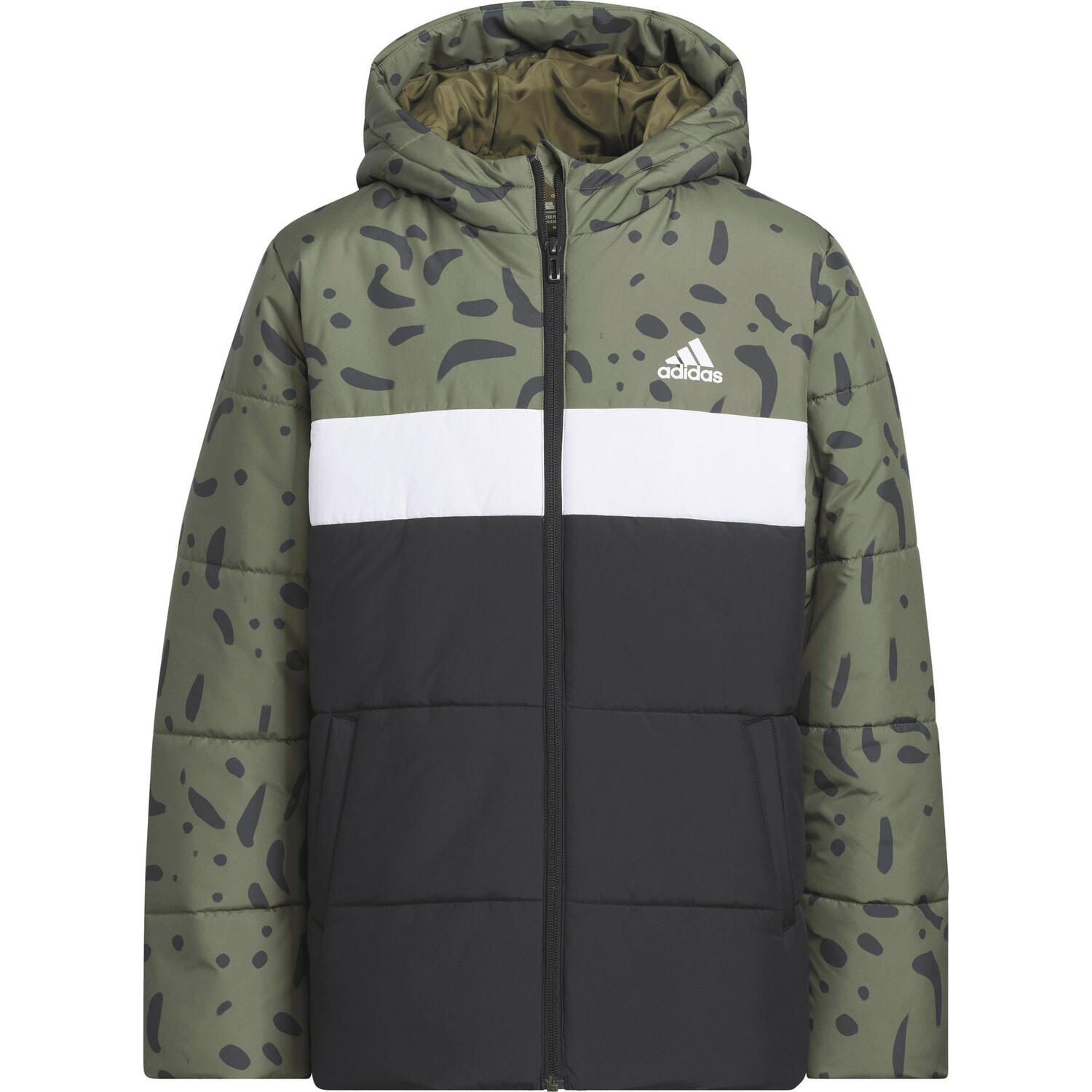

Куртка Adidas Sportswear Steppjacke COLORBLOCK, цвет olive strata