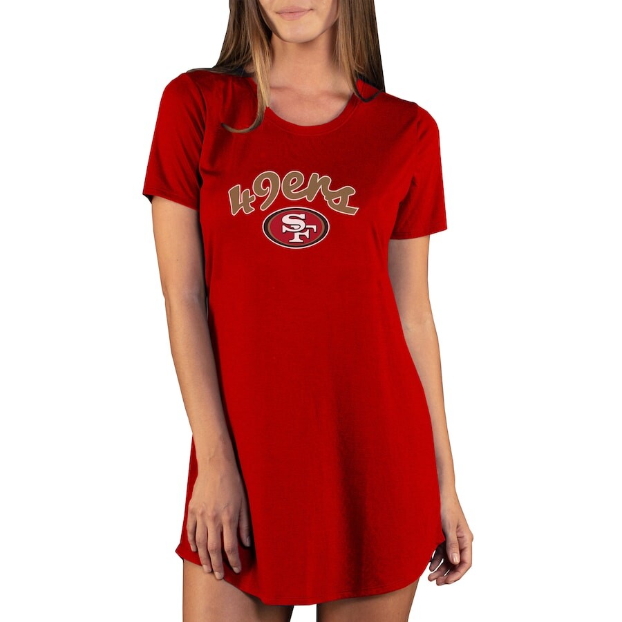 

Ночная рубашка Concepts Sport San Francisco 49Ers, красный
