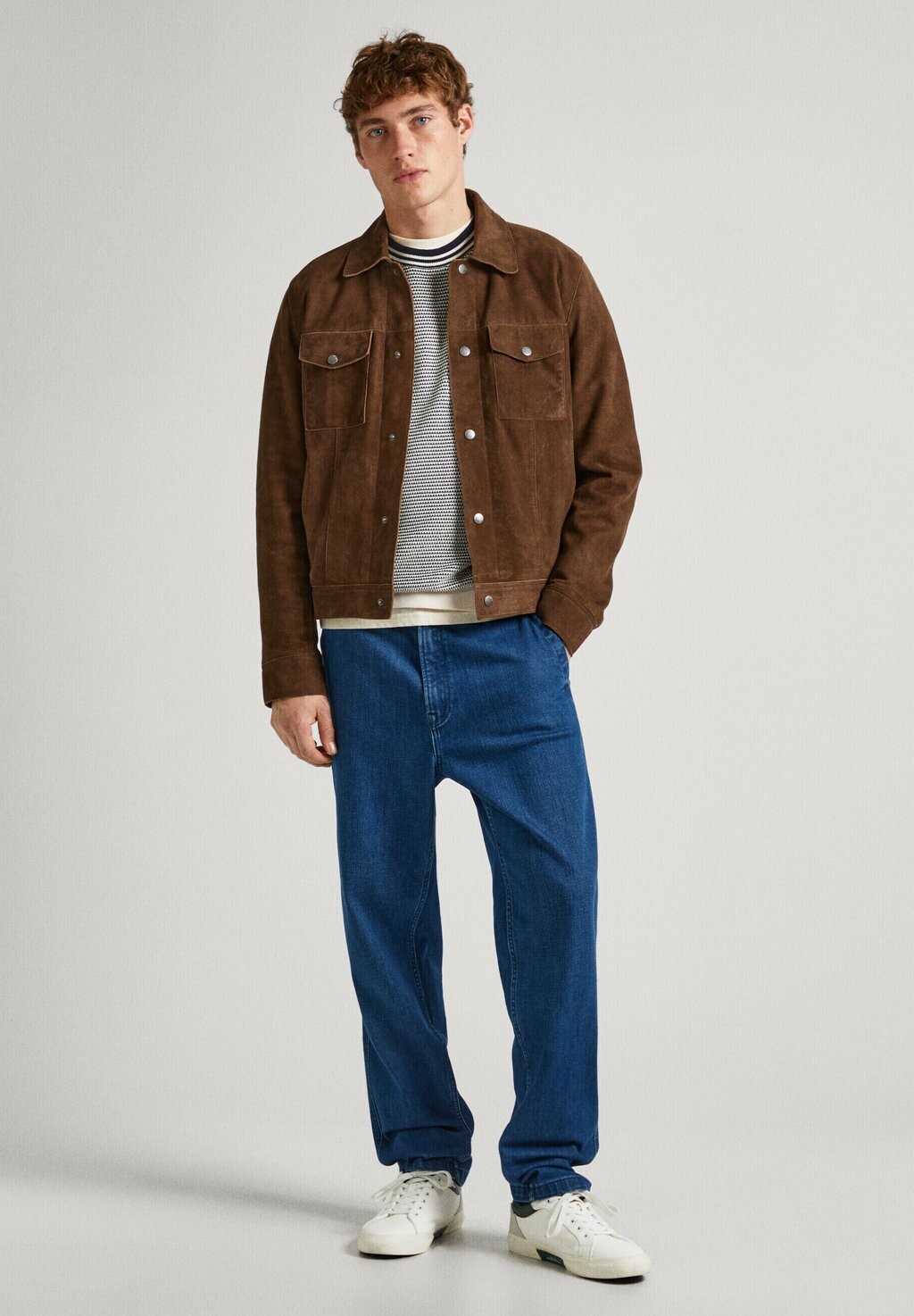

Прямые джинсы Pepe Jeans, синий деним