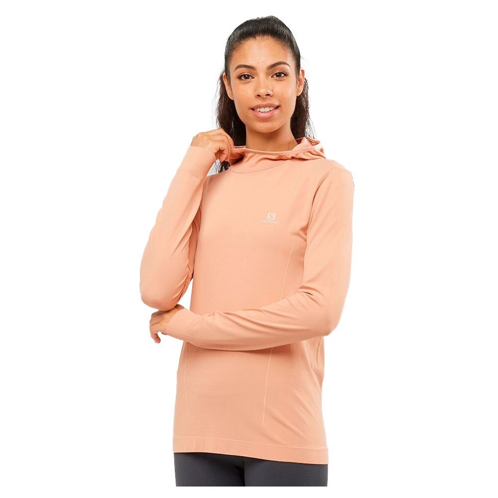 

Худи Salomon Essential Seamless, бежевый