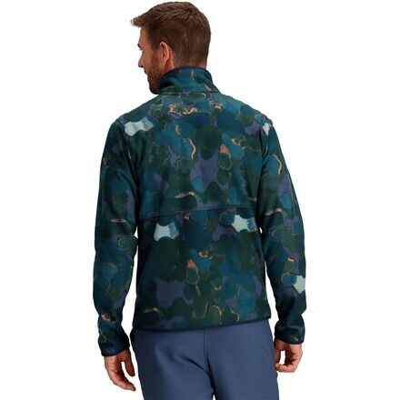 

Куртка Alpine Polartec 100 мужская The North Face, цвет Summit Navy Camo Texture Print