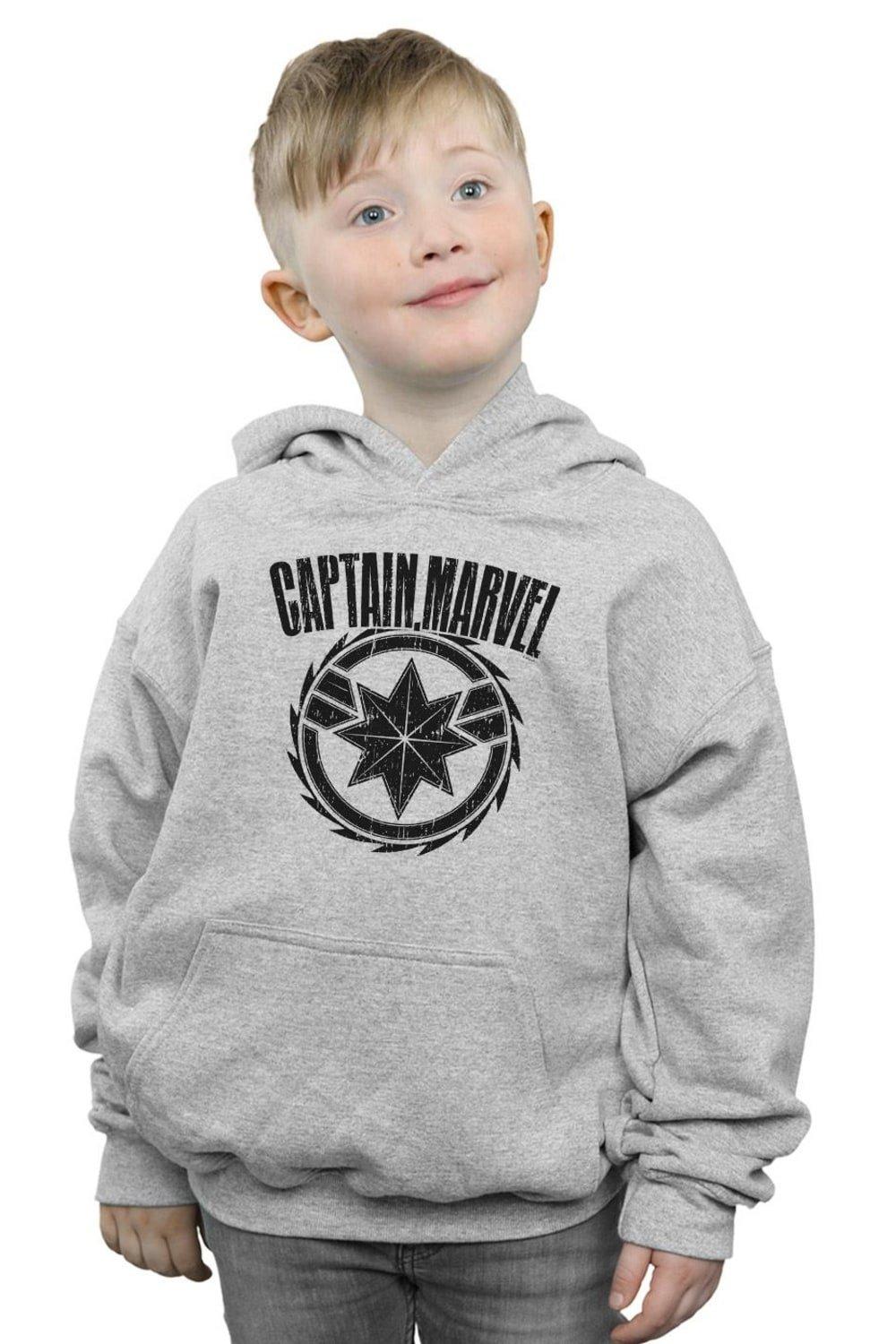 

Толстовка с эмблемой Капитана Блэйда Marvel, серый