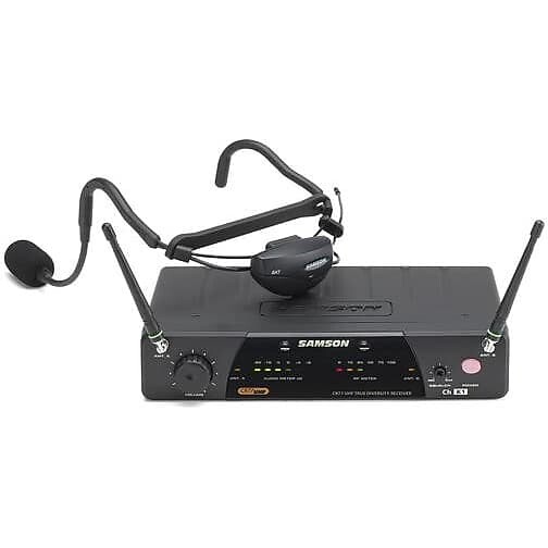 

Беспроводная система Samson Airline 77 True Diversity UHF Wireless Fitness Headset Mic System - Channel N1 (642.375 MHz)