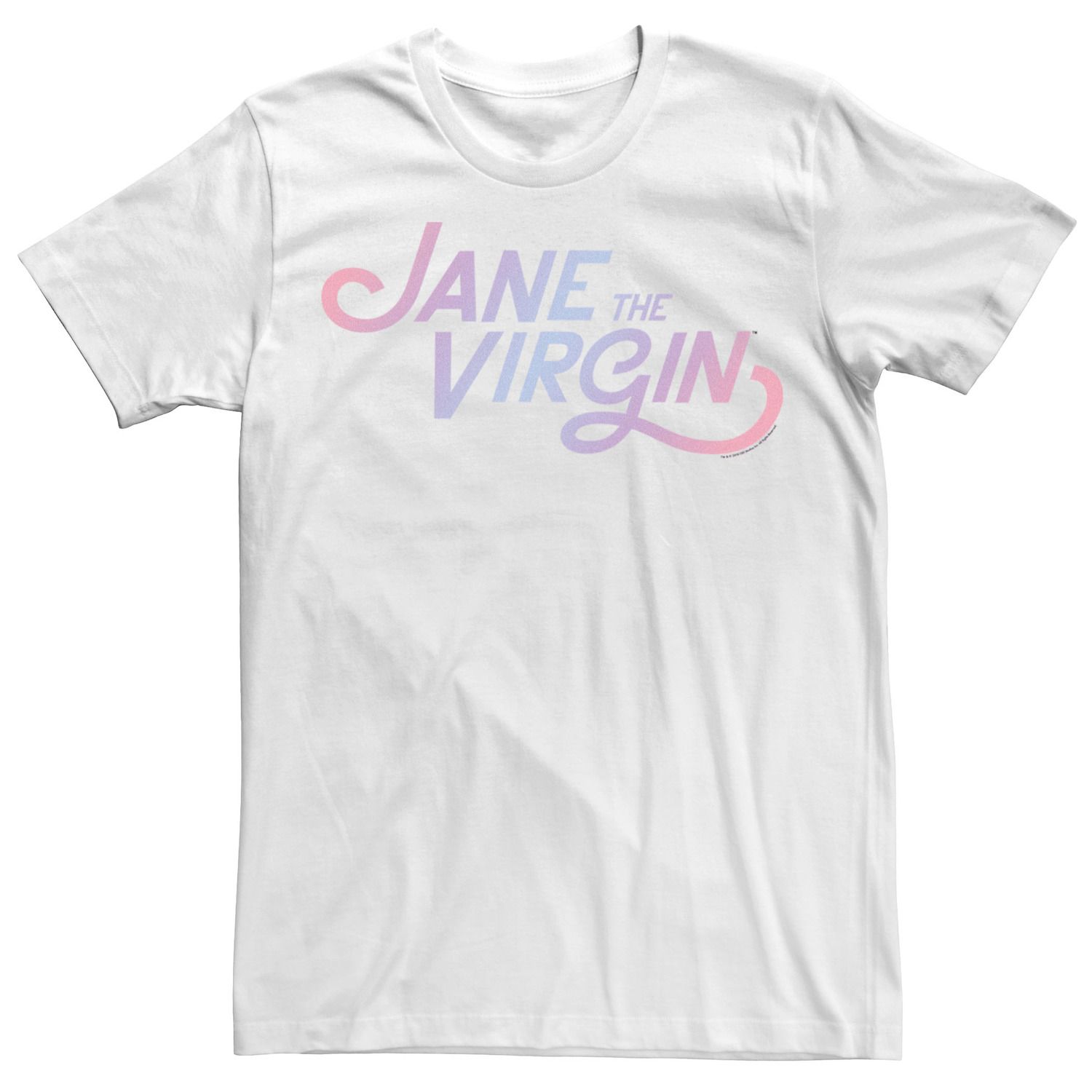 цена Мужская розовая и голубая футболка с логотипом Jane The Virgin Licensed Character
