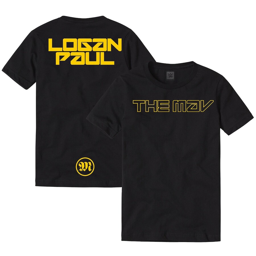 

Футболка с коротким рукавом WWE Authentic Logan Paul, черный