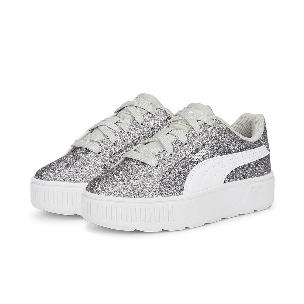 

Кроссовки Puma Karmen Glitz PS Girl, серебряный