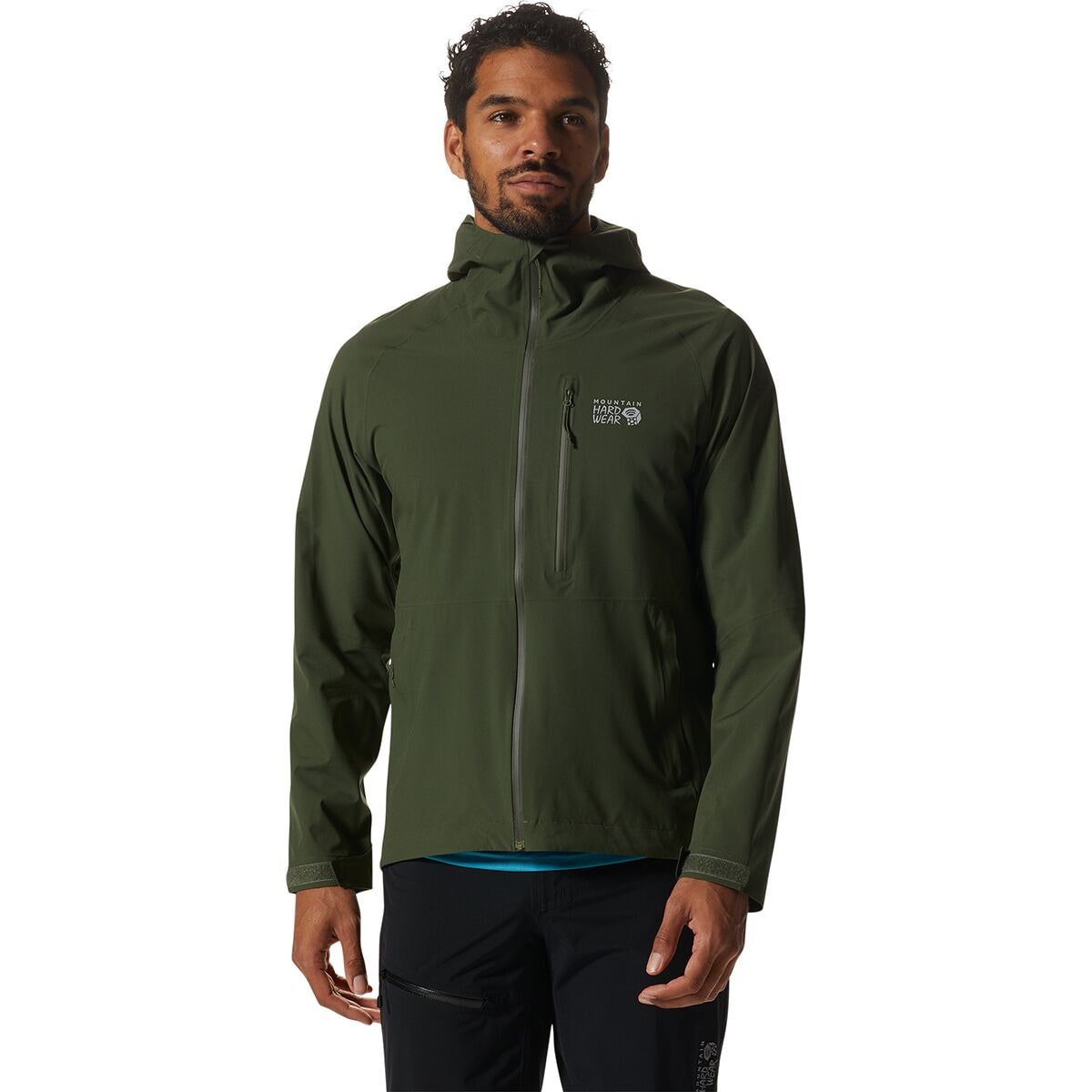Эластичная куртка ozonic Mountain Hardwear, зеленый