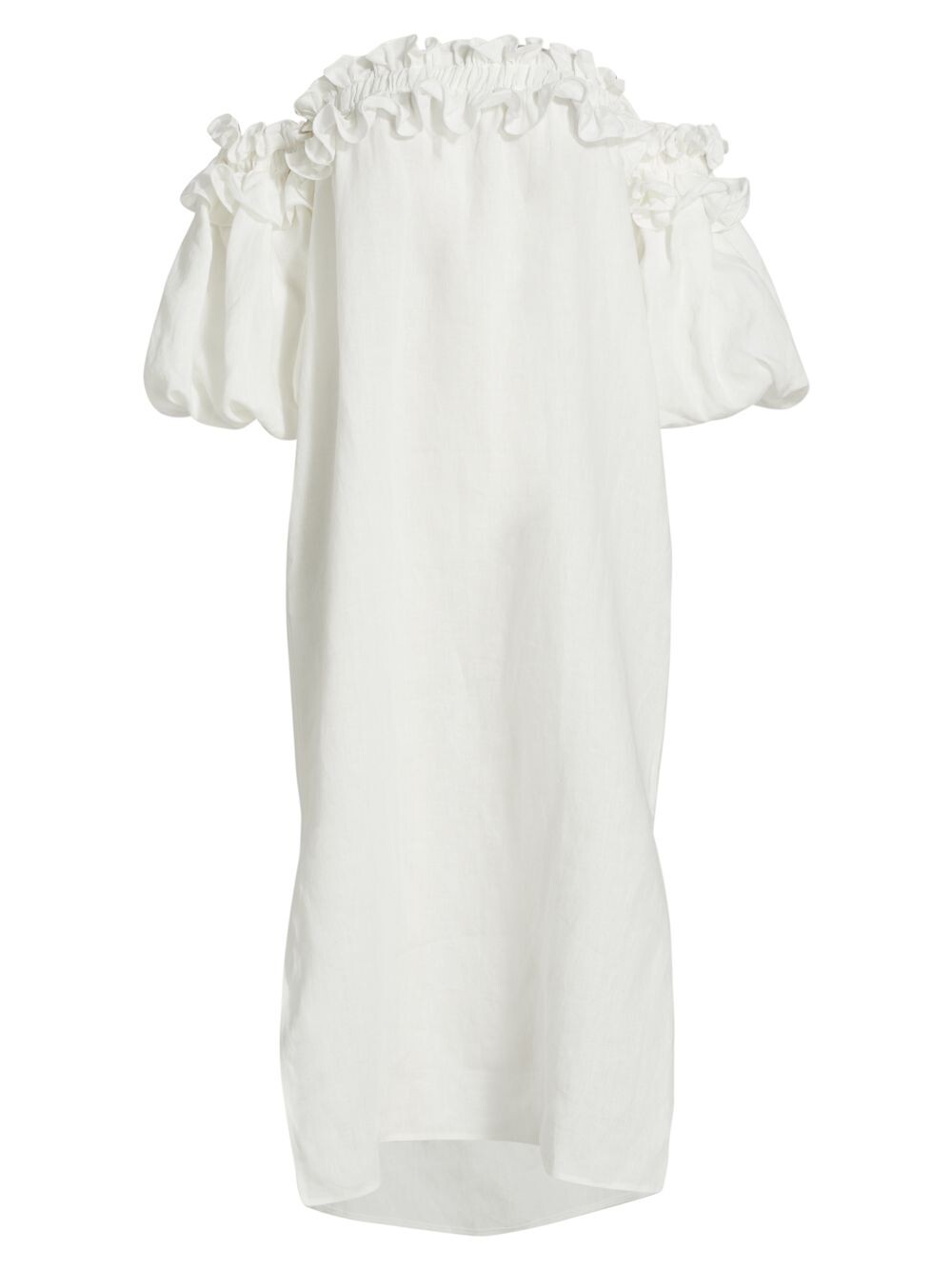 

Платье миди с открытыми плечами Karla Piece of White