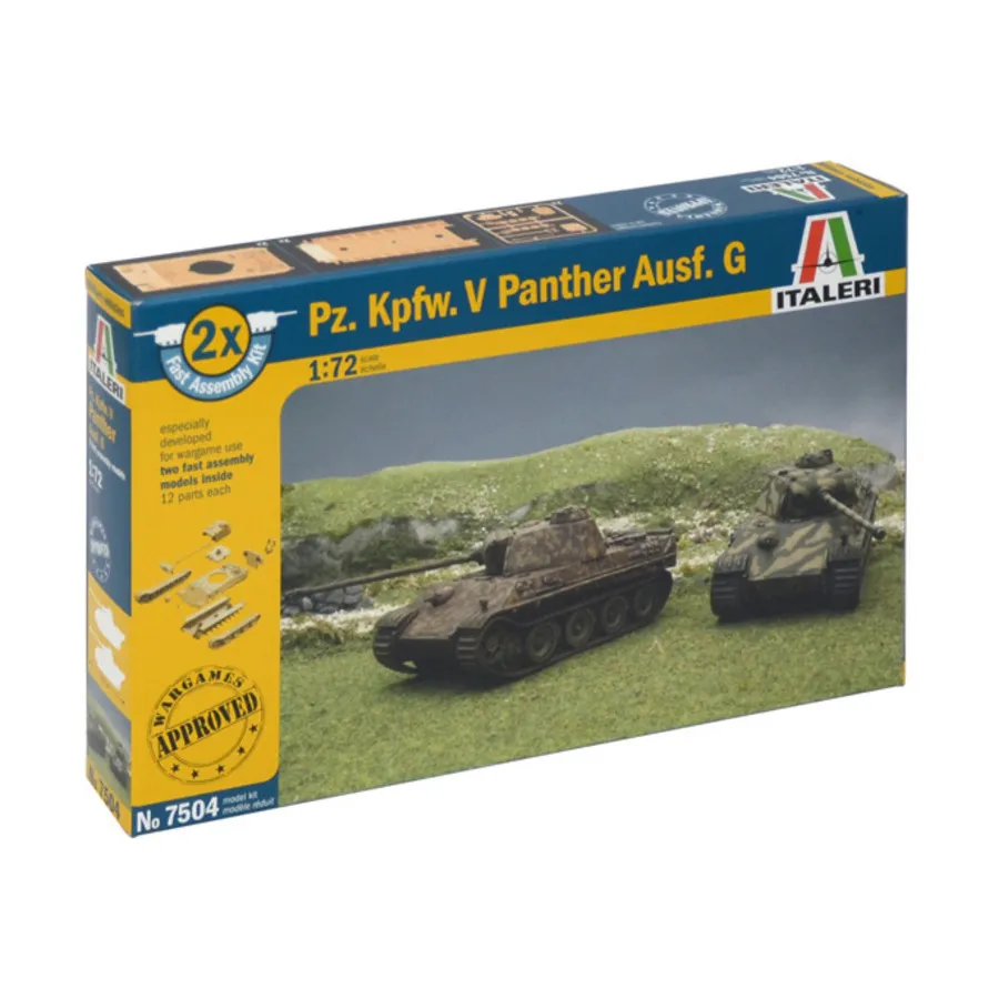 

Пз. Кпфв. V Пантера Ausf. Г, Military Vehicles (1:72) (Italeri)