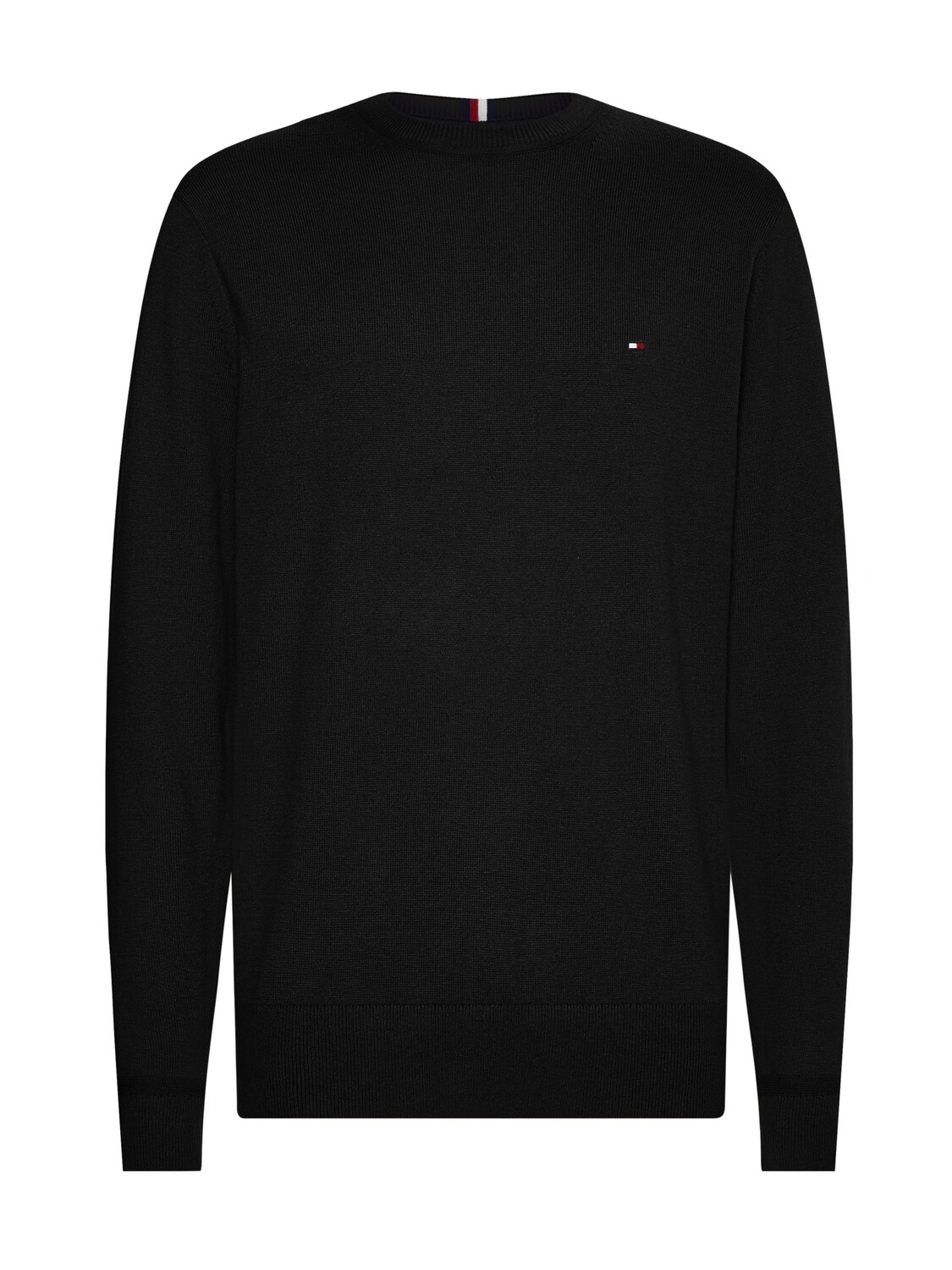 

Джемпер из хлопка и кашемира Tommy Hilfiger Pima, черный