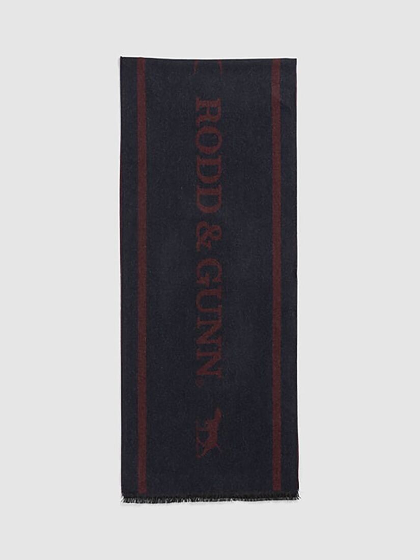 

Шарф Stadium из 100% шерсти Rodd & Gunn, серый/красный