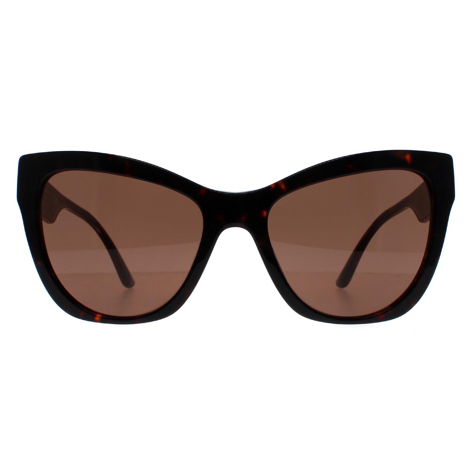 Кошачий глаз Гавана Темно-коричневый VE4417U Versace, коричневый солнцезащитные очки versace бордовый