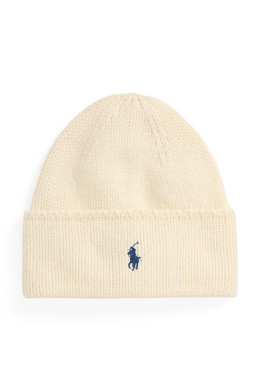 

Шерстяная кепка Polo Ralph Lauren, бежевый