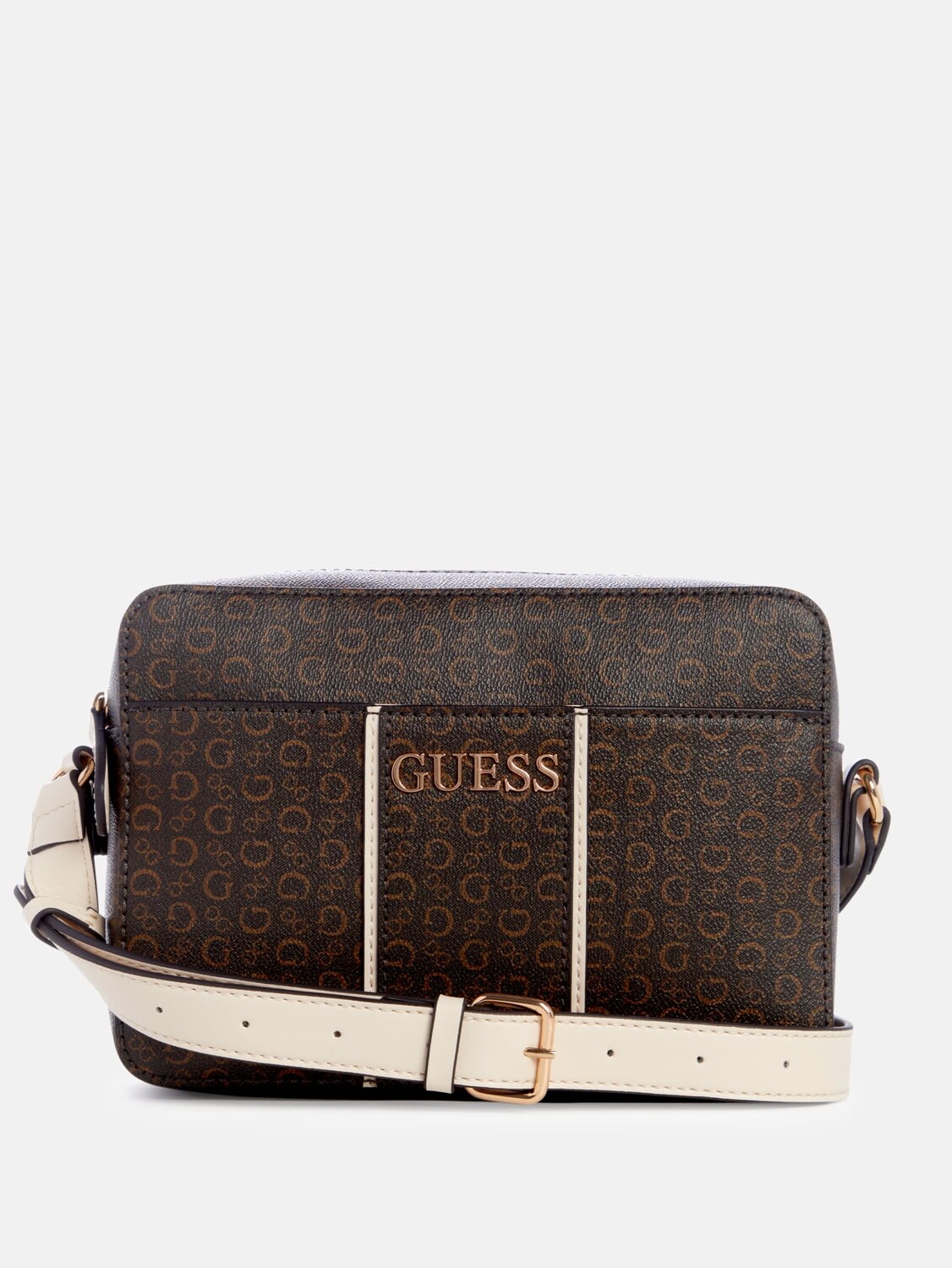 

через плечо Zadora с молнией сверху Guess Factory, цвет Natural