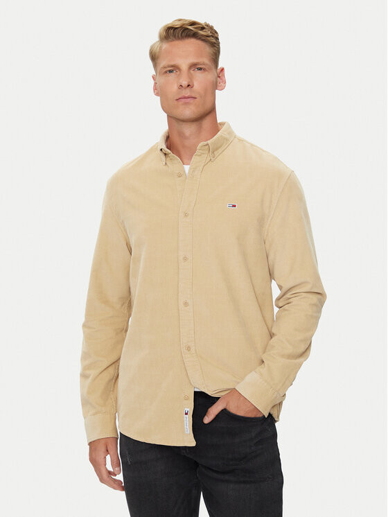 

Рубашка стандартного кроя Tommy Jeans, бежевый