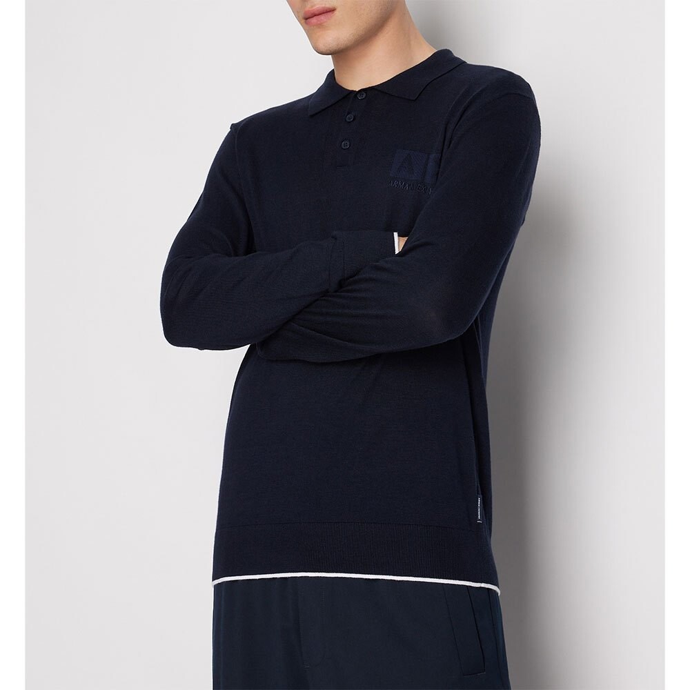 

Поло Armani Exchange 6RZF1C_ZMW8Z, синий