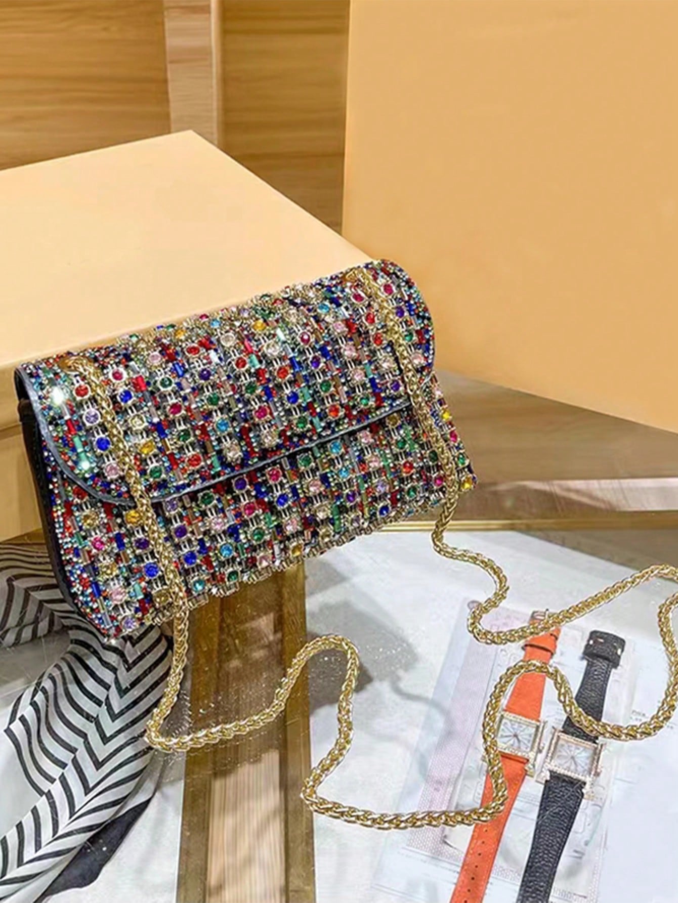Брендовые модные роскошные дизайнерские сумки для вечеринок, многоцветный