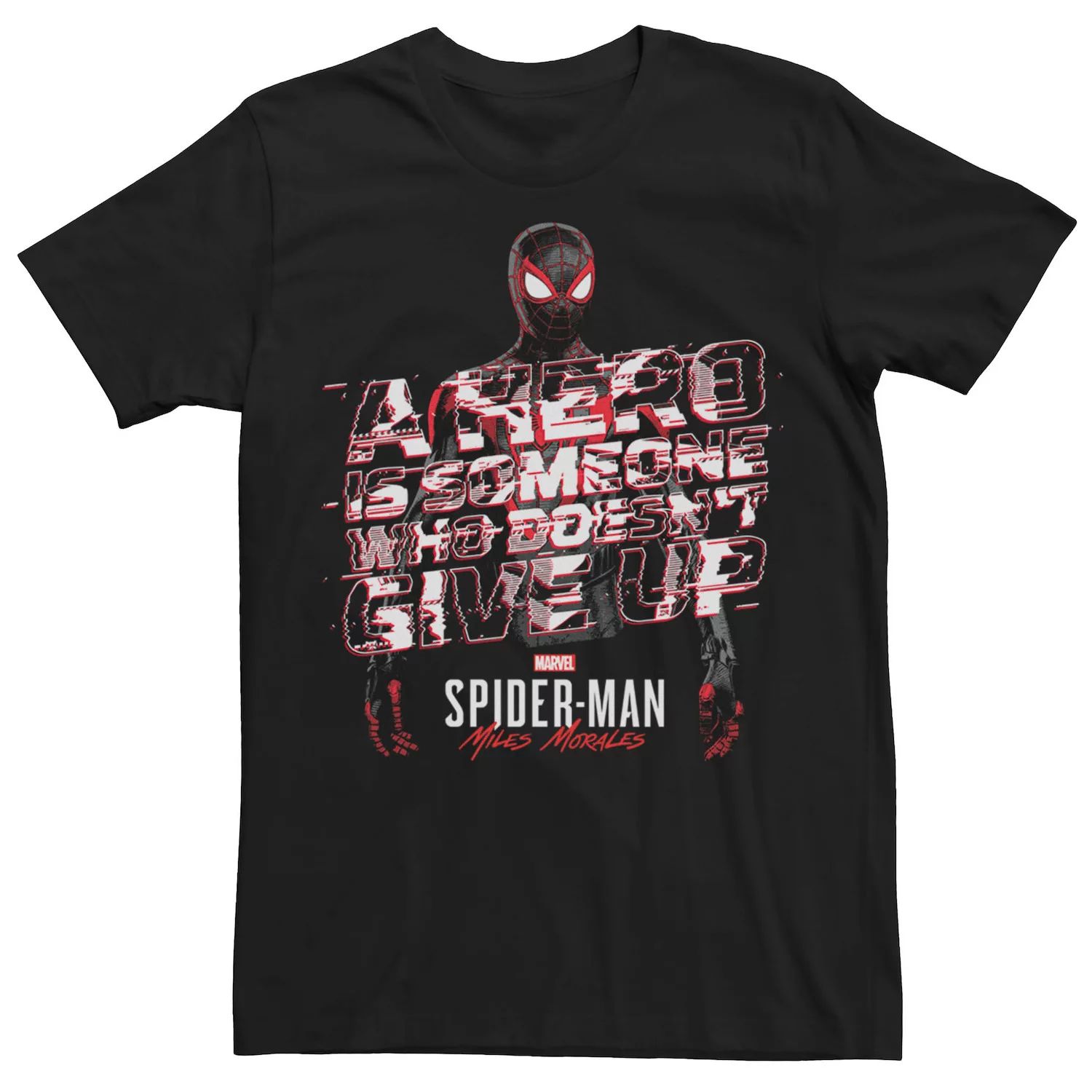 Мужская футболка с надписью «Человек-паук Майлз Моралес» Marvel ps4 игра sony marvel s человек паук майлз моралес